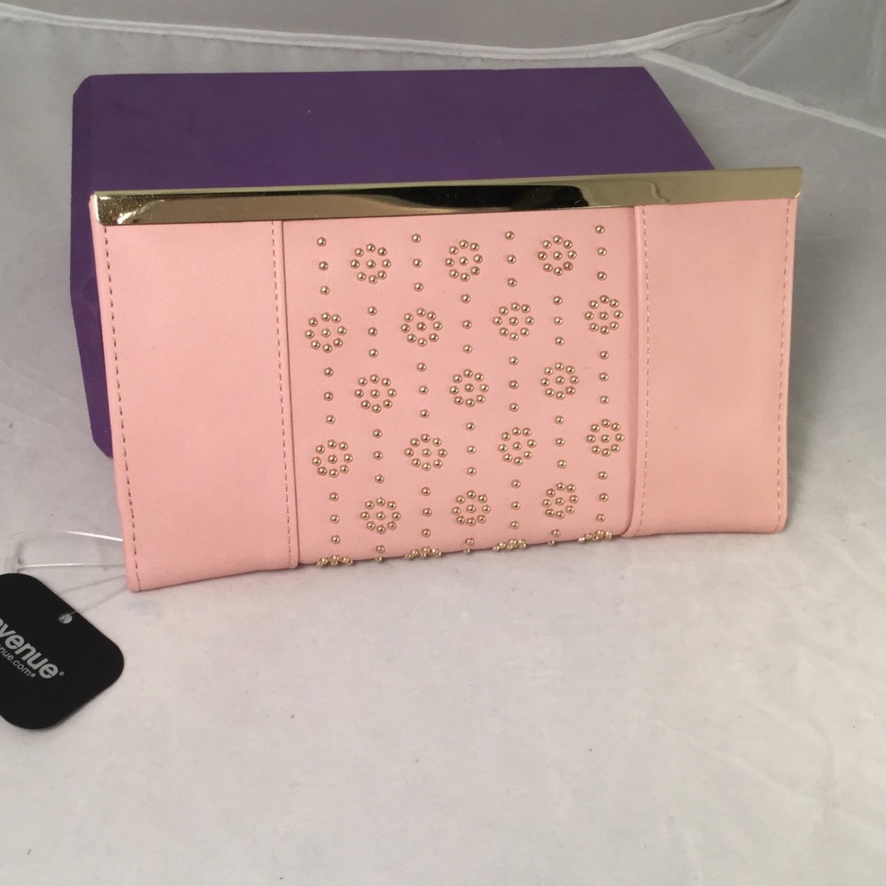 Pink and Gold Clutch NWT